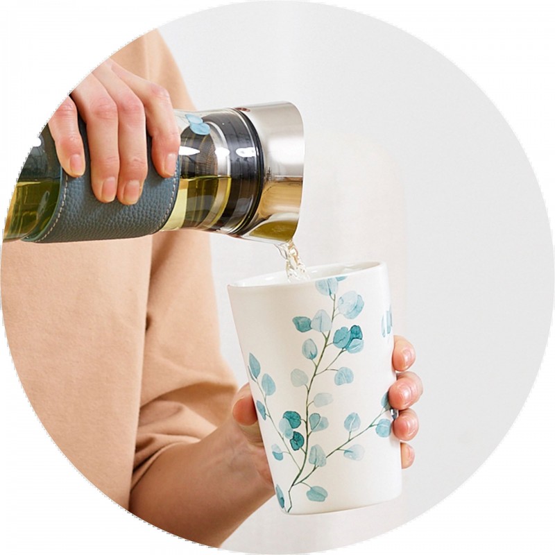 Mug porcelaine "ARBRE EUCALYPTUS"